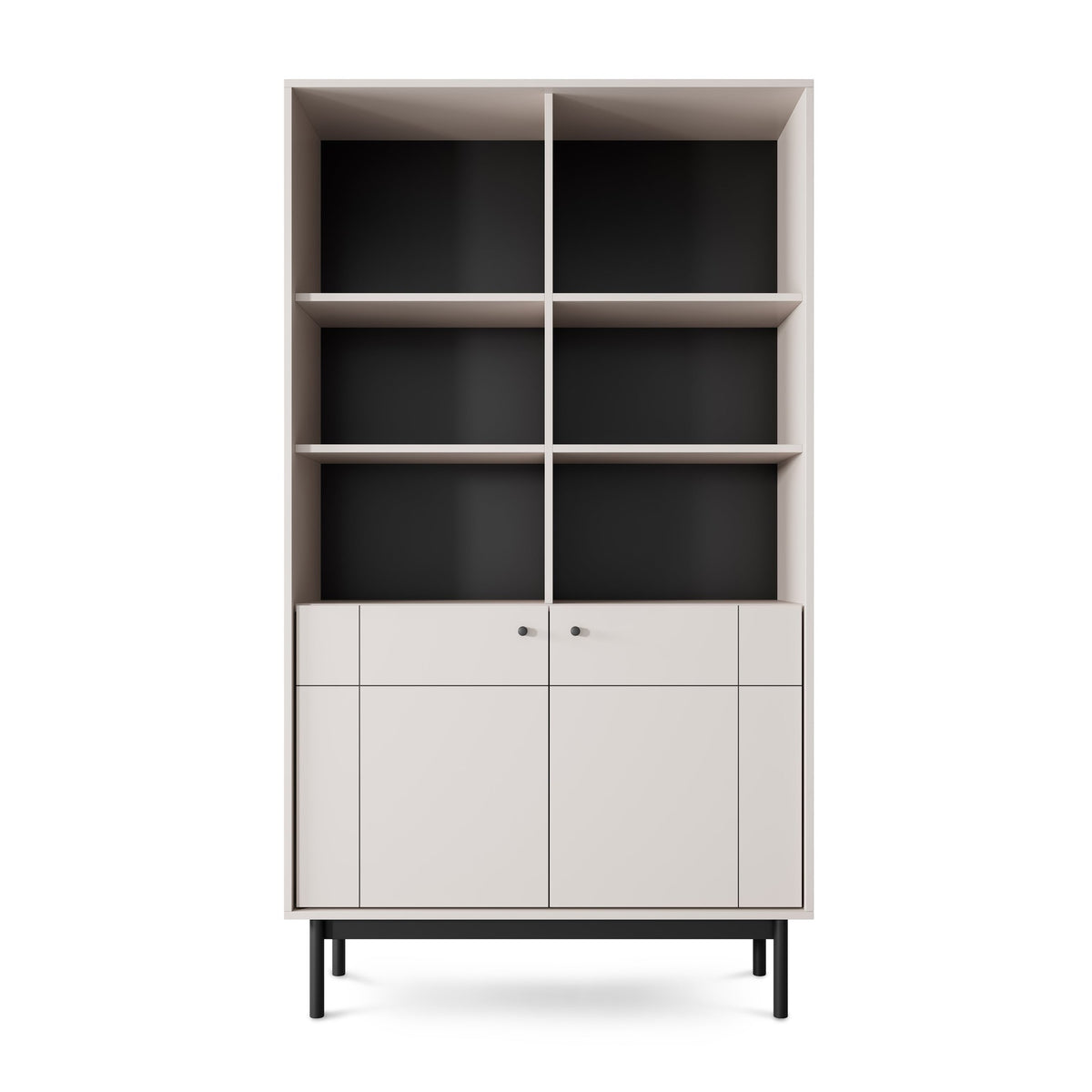 Sabi Display Cabinet 104x185 cm, Japandi Style – photo 3