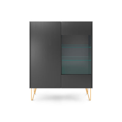 Ballada Glass Display Cabinet 97x122 cm, Glamour Style – photo 3