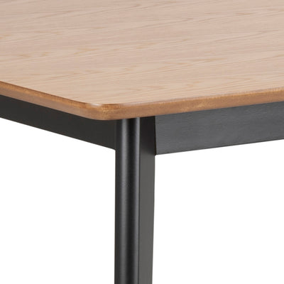 Krel Dining Table 120x80 cm, Scandinavian Style – close-up of details and texture
