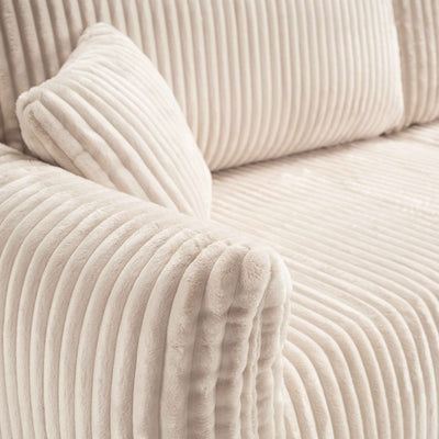 Alloro 3 Seater Sofa Bed 145x200 with Storage, Modern Style – close-up of details and texture
