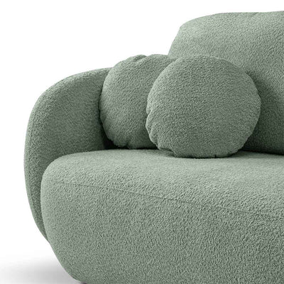 Olemo Sofa Bed 142x200, Modern Style, Abriamo Fabric – close-up of details and texture