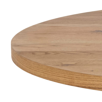 Stela Classic Round Dining Table 120x77 cm, Industrial Style – close-up of details and texture
