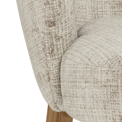 Melor Set of Two Chairs with Armrests, Modern Style – close-up of details and texture