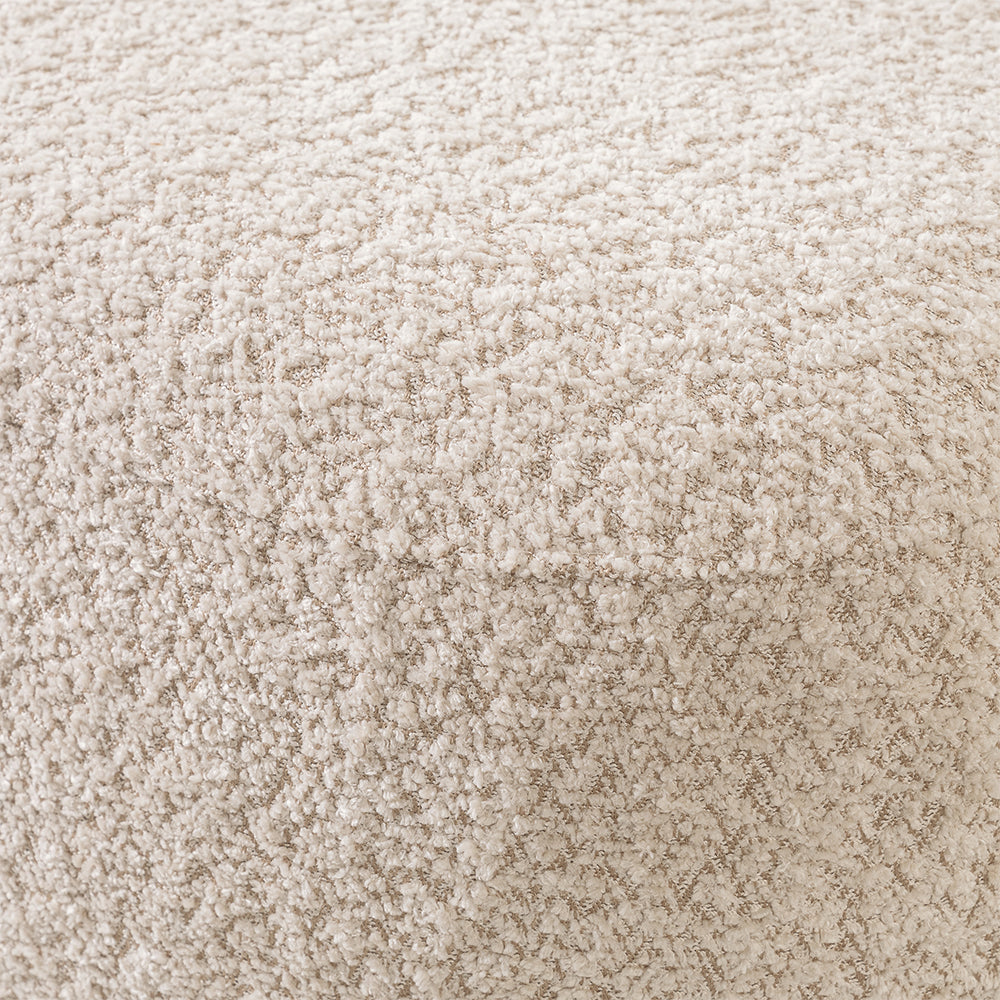 Olemo 4 Seater Corner Sofa Bed, Minimalist Style, Abriamo Fabric – close-up of details and texture